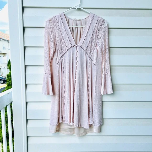 Altar’d State Bell Sleeve Babydoll Dress - Picture 5 of 10